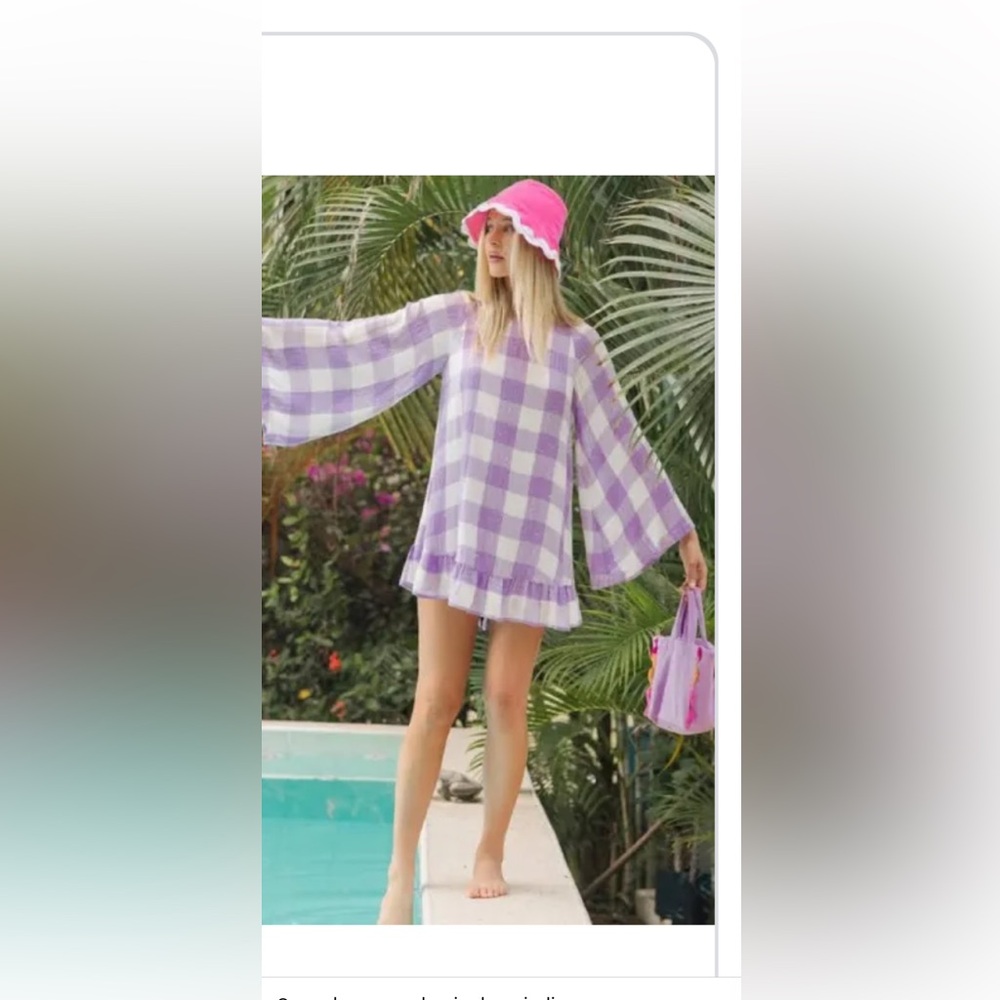 Sundress Indiana gingham cover up